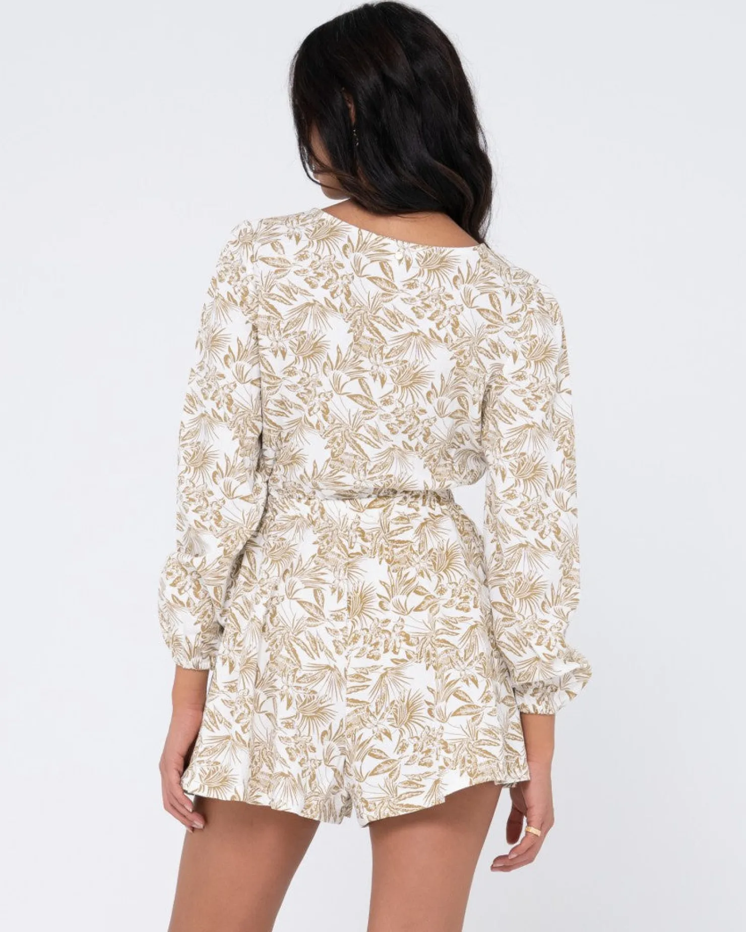 Womens Rusty Salvador Long Sleeve Playsuit