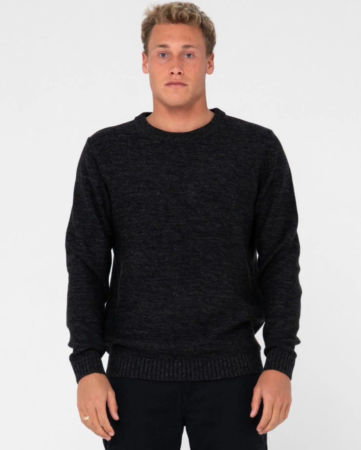 Mens Rusty Skyliner Crew Neck Knit