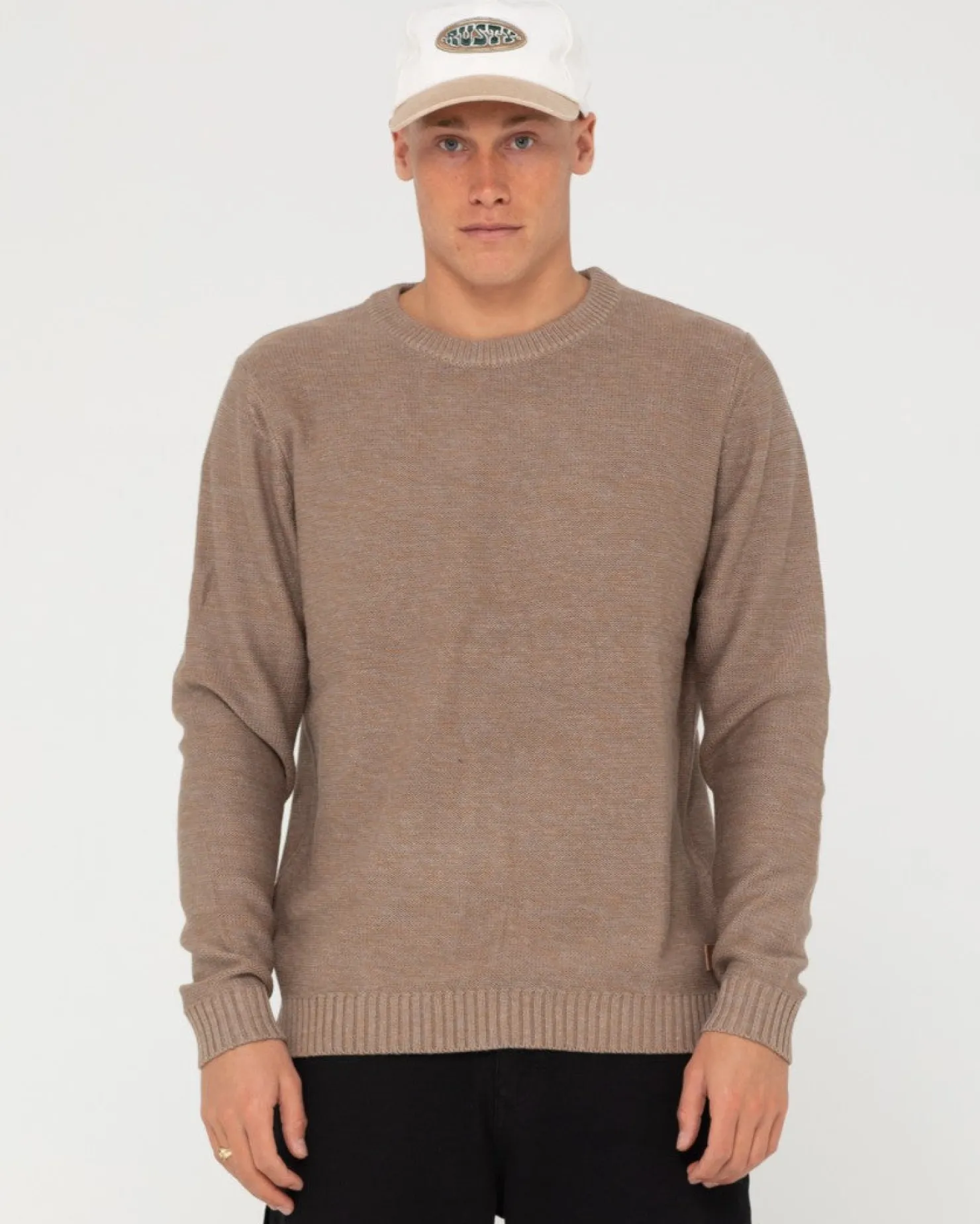 Mens Rusty Skyliner Crew Neck Knit