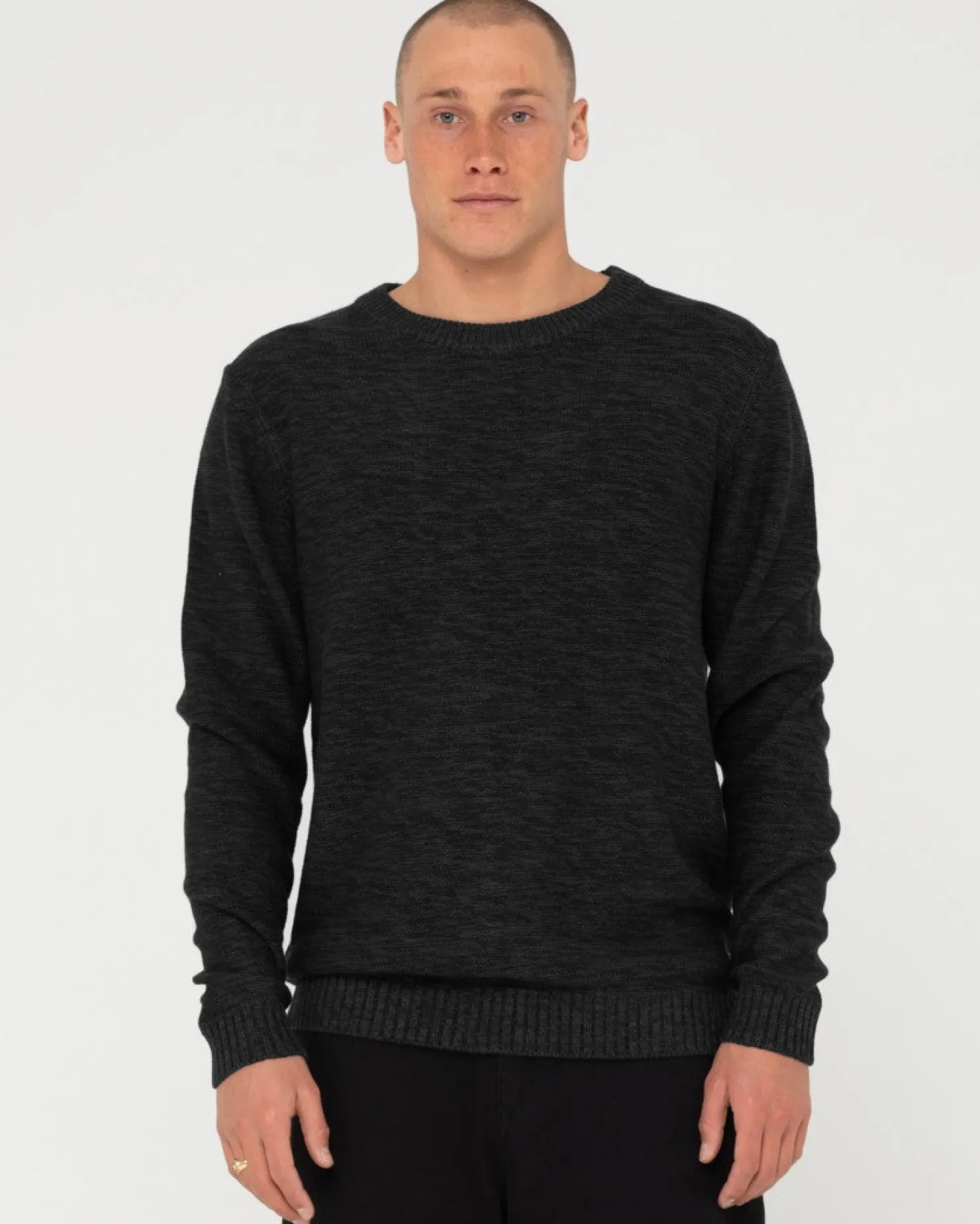 Mens Rusty Skyliner Crew Neck Knit