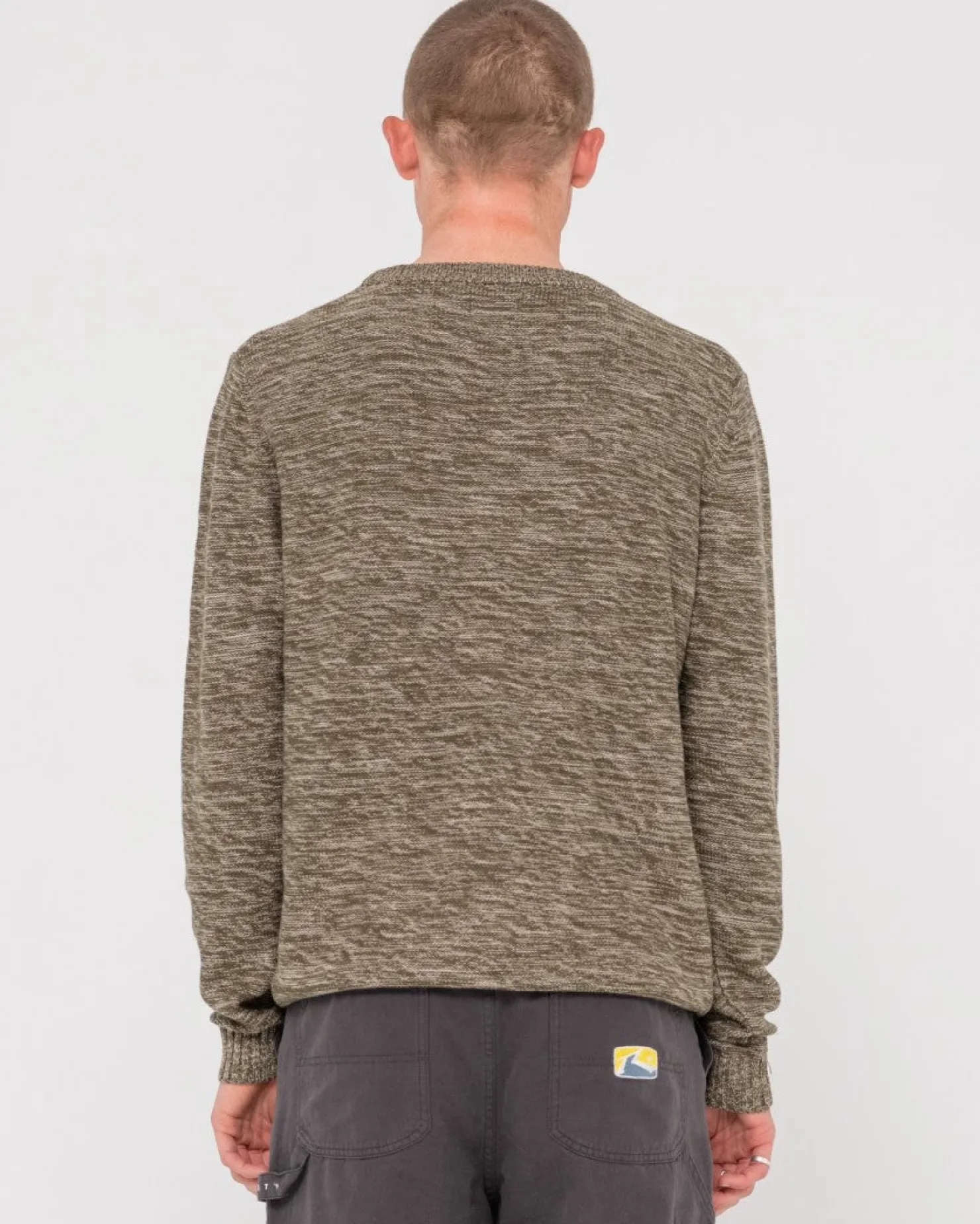 Mens Rusty Skyliner Crew Neck Knit