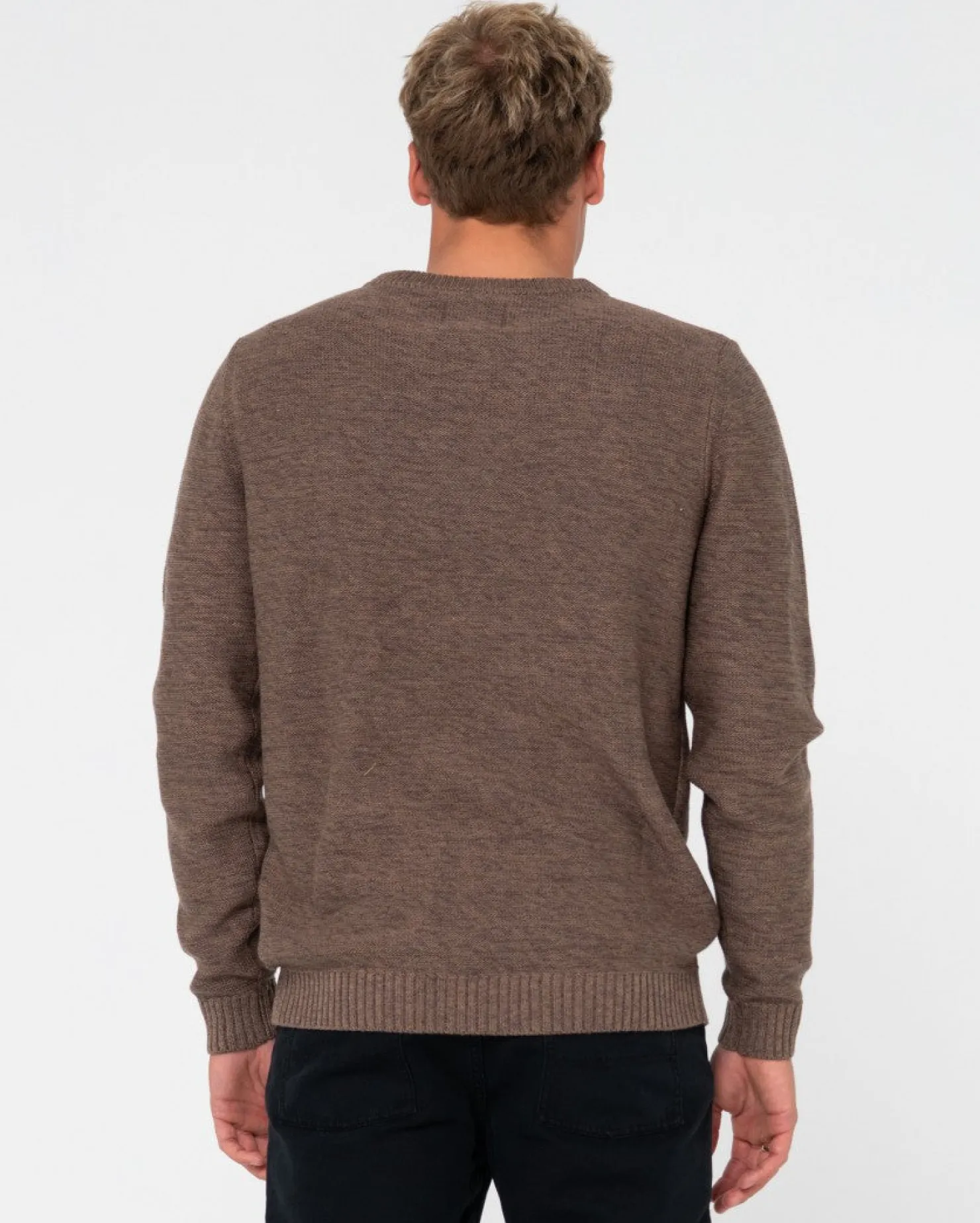 Mens Rusty Skyliner Crew Neck Knit