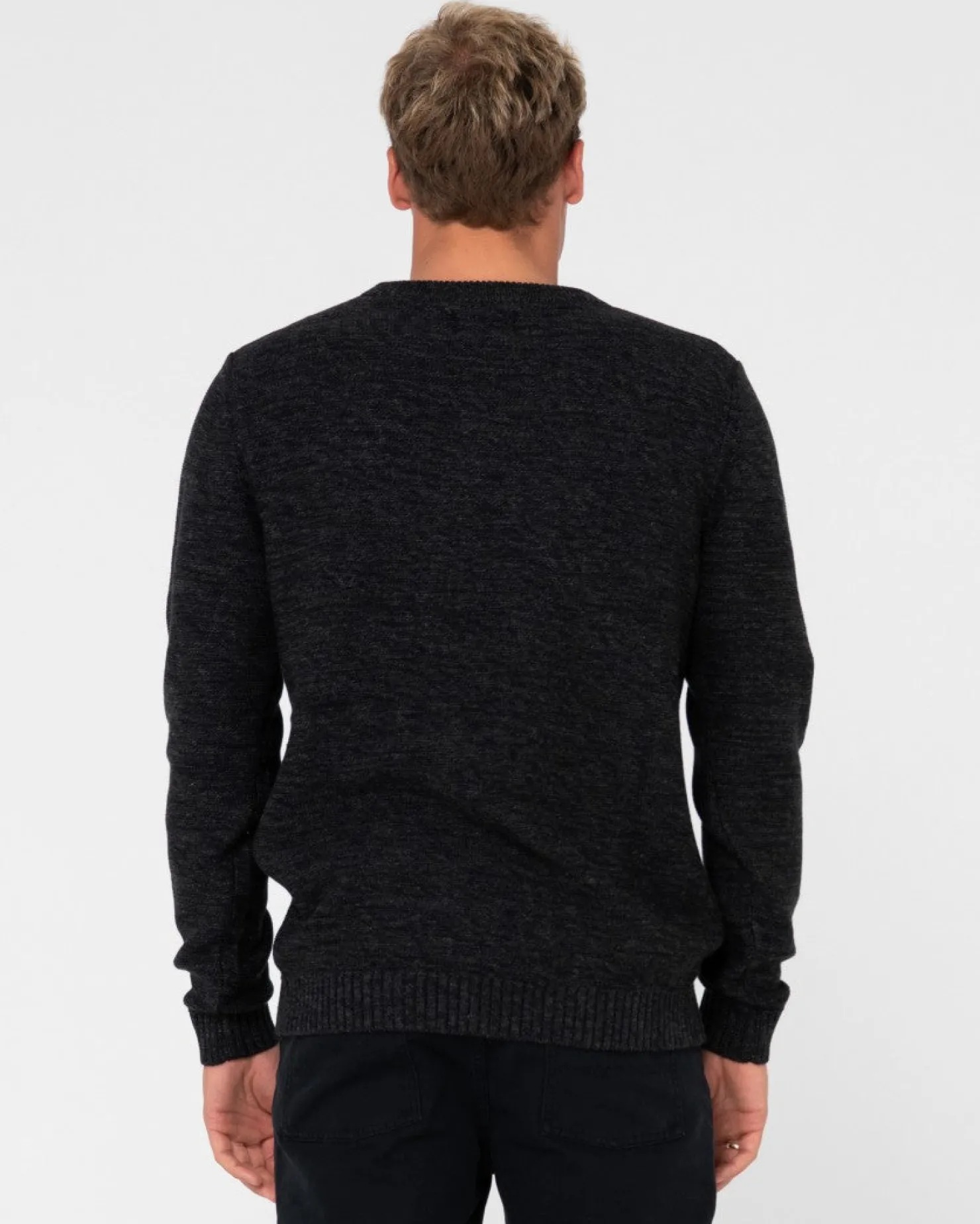 Mens Rusty Skyliner Crew Neck Knit