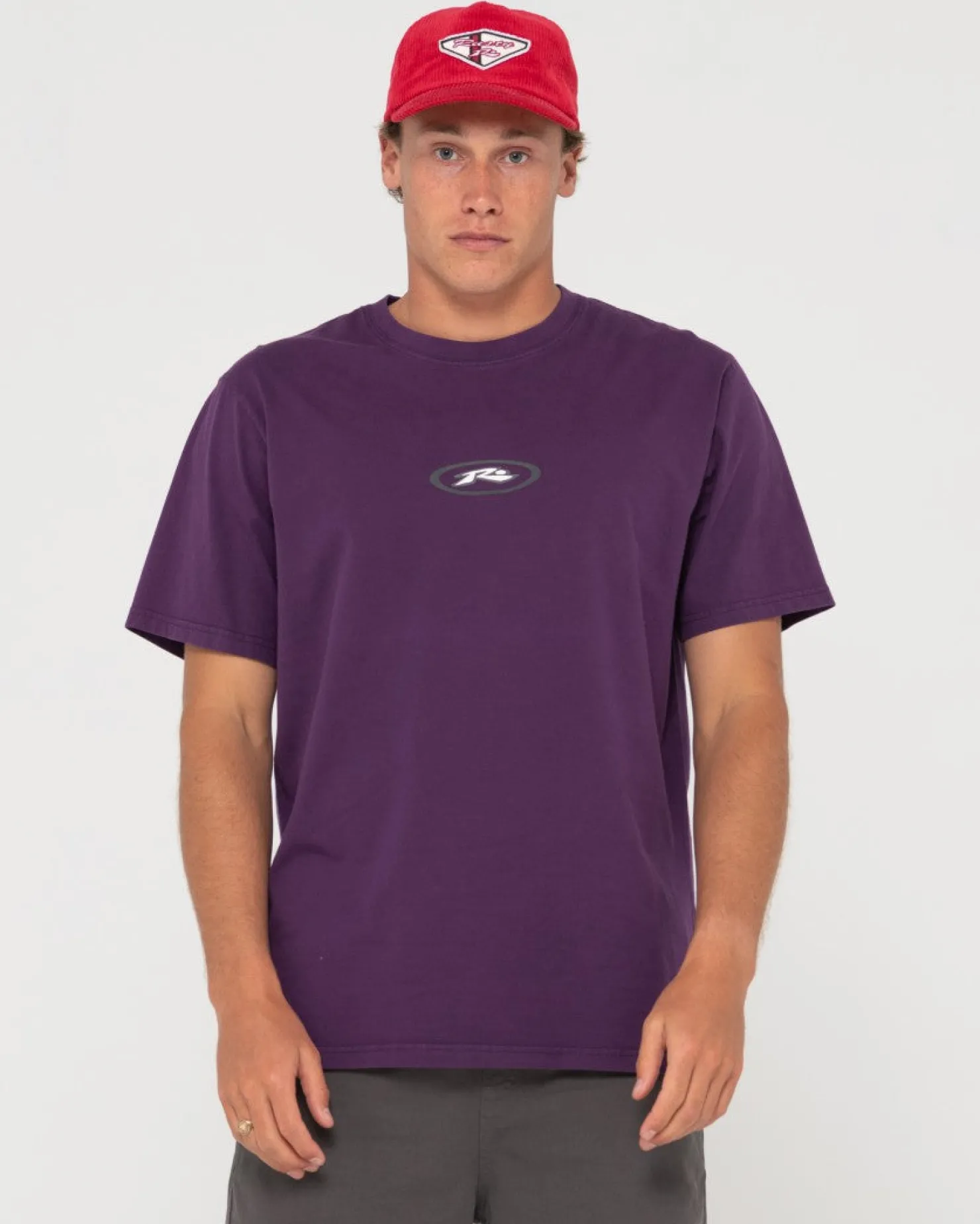 Mens Rusty Slowmo Short Sleeve Heritage Print Tee