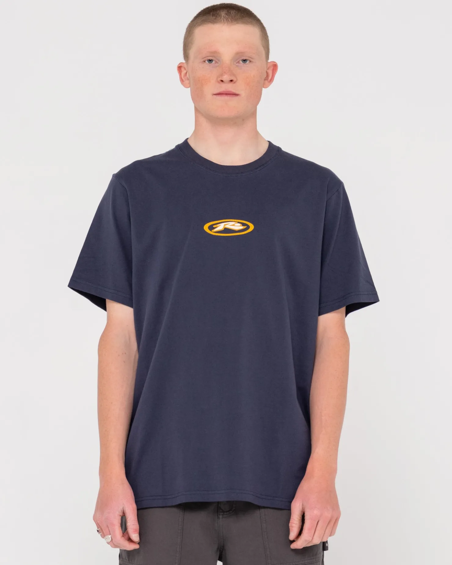 Mens Rusty Slowmo Short Sleeve Heritage Print Tee