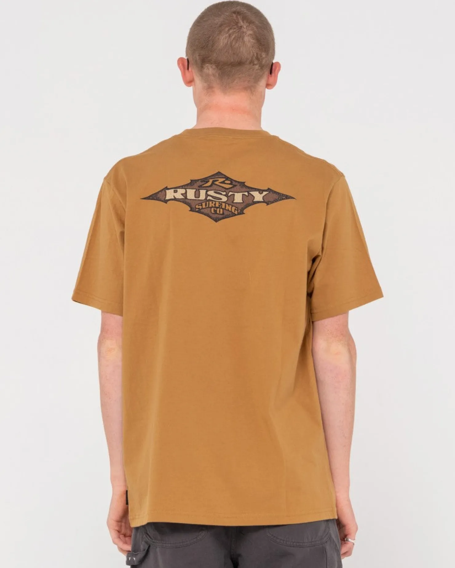 Mens Rusty Spikey Boy Short Sleeve Graphic Tee