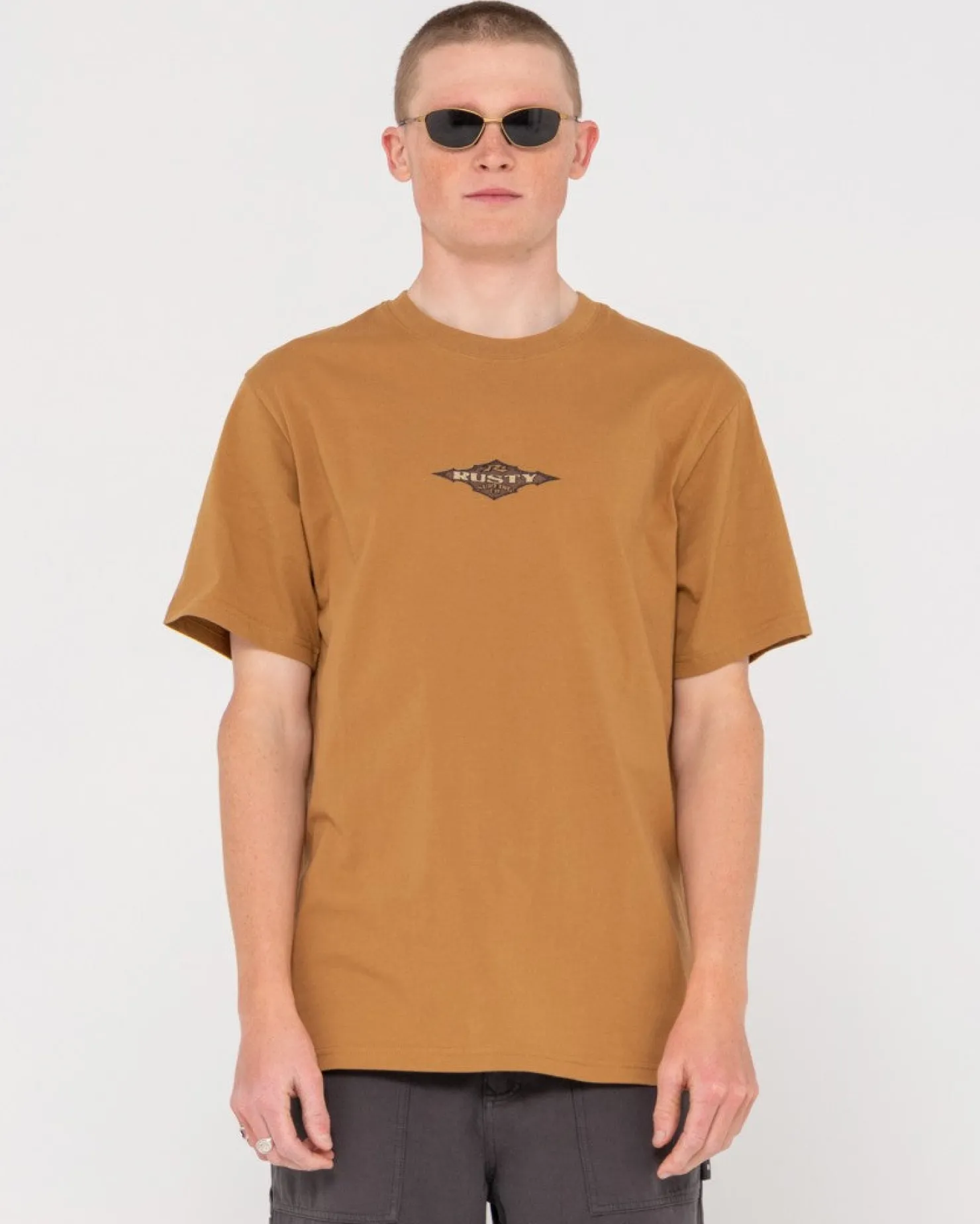 Mens Rusty Spikey Boy Short Sleeve Graphic Tee