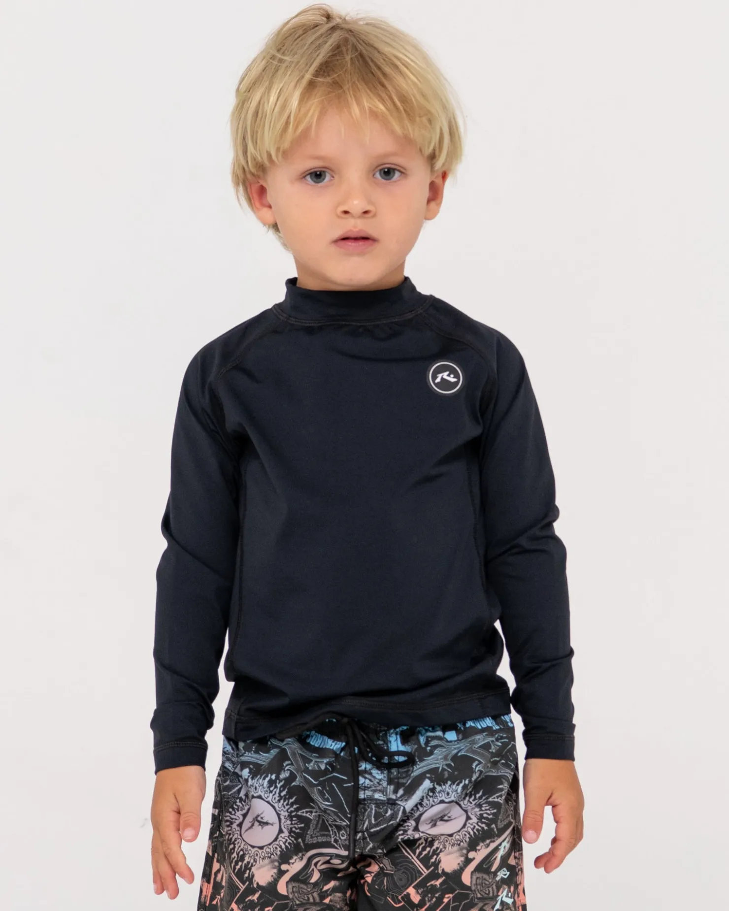 Kids Rusty Still Surf Long Sleeve Surf Top Runts