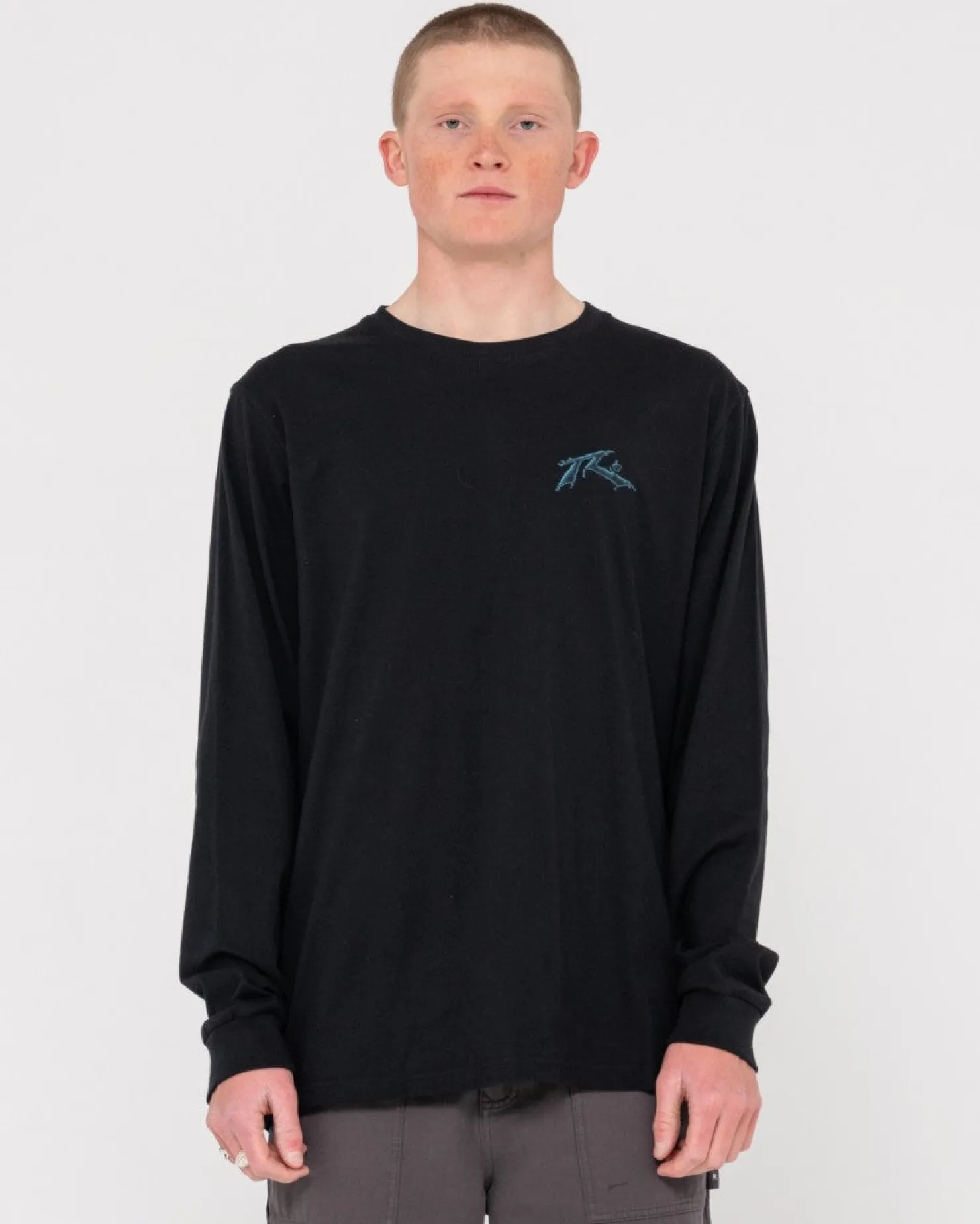 Mens Rusty Super Soaker Long Sleeve Graphic Tee