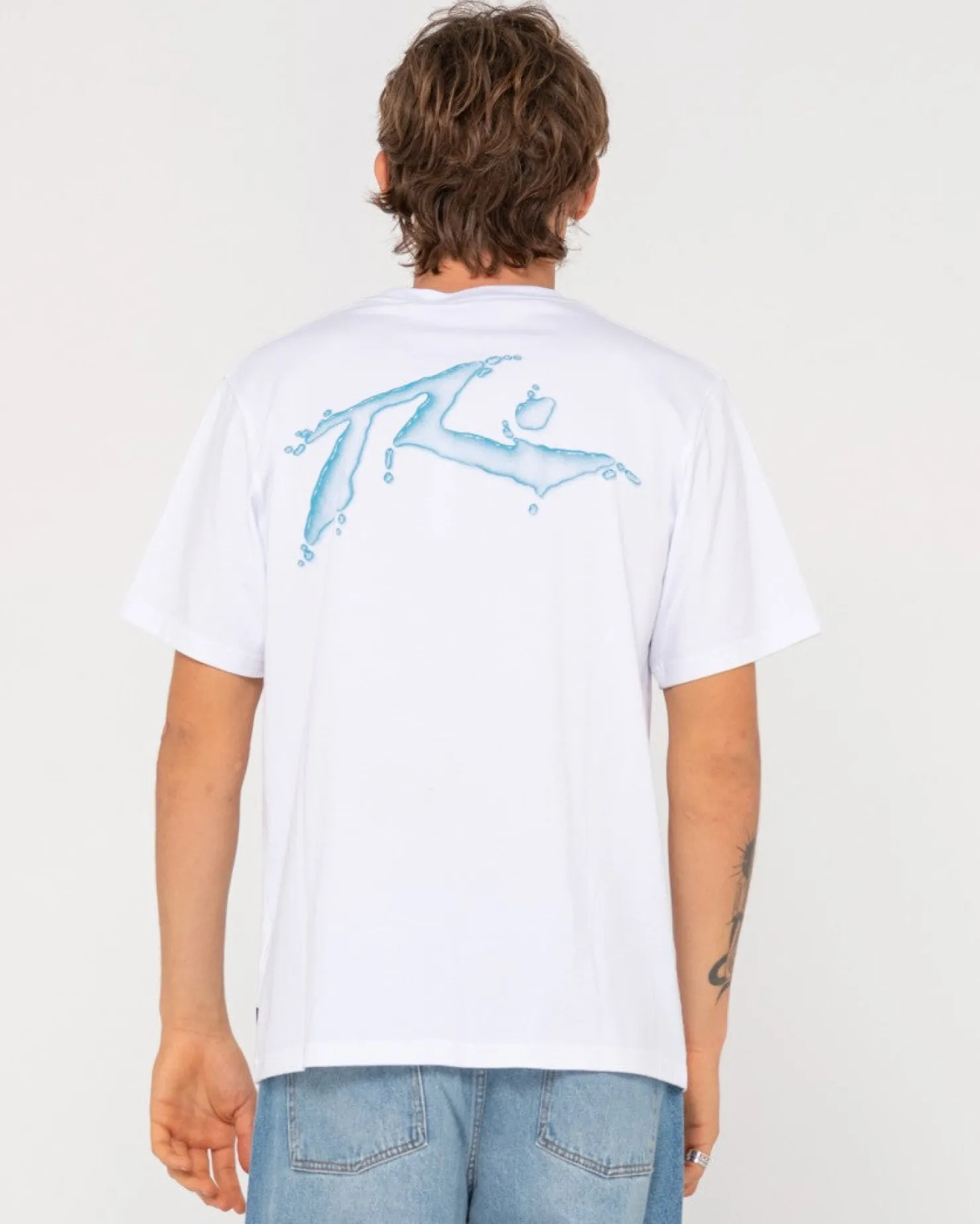 Mens Rusty Super Soaker Short Sleeve Graphic Tee