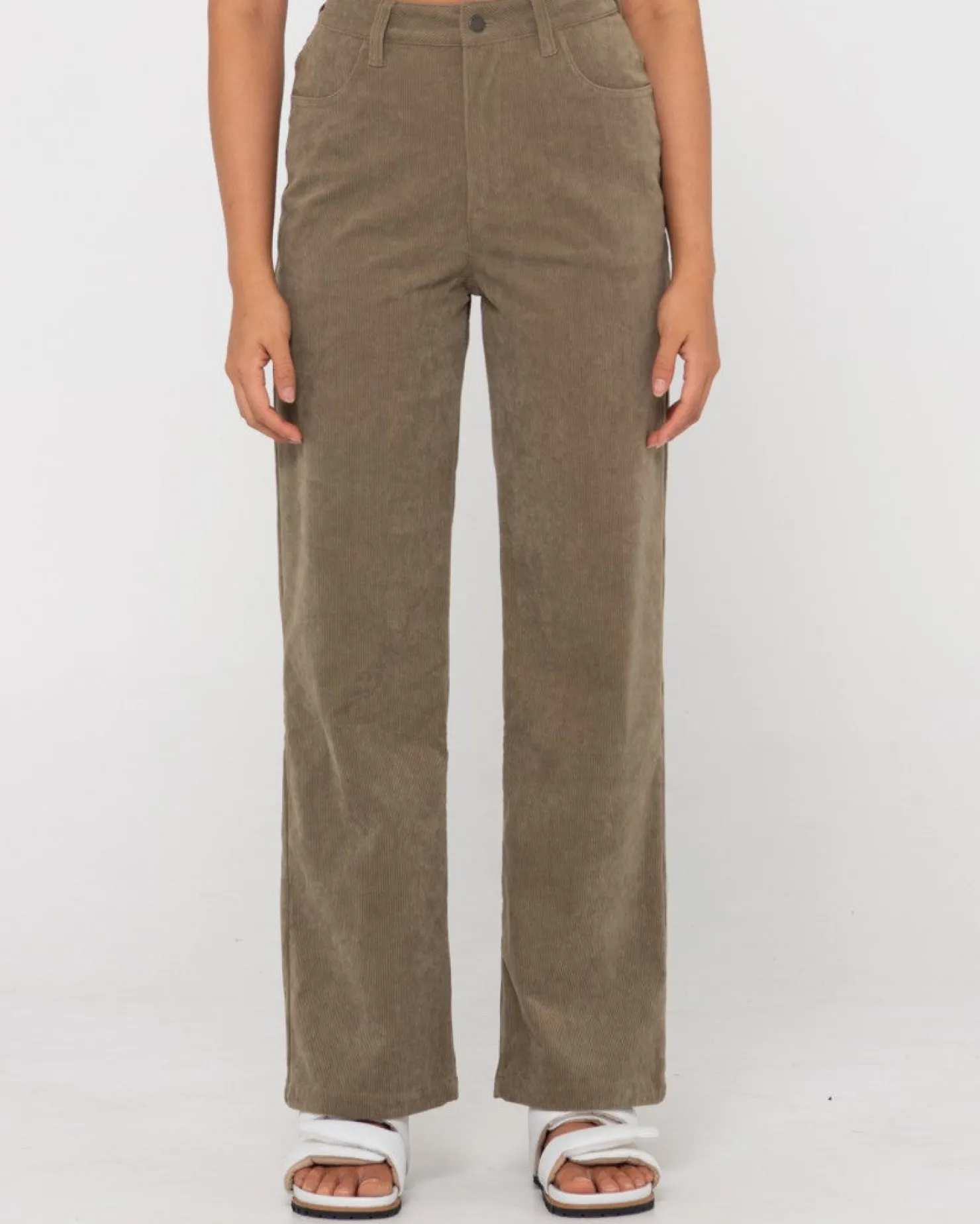 Womens Rusty The Secret High Rise Cord Pant