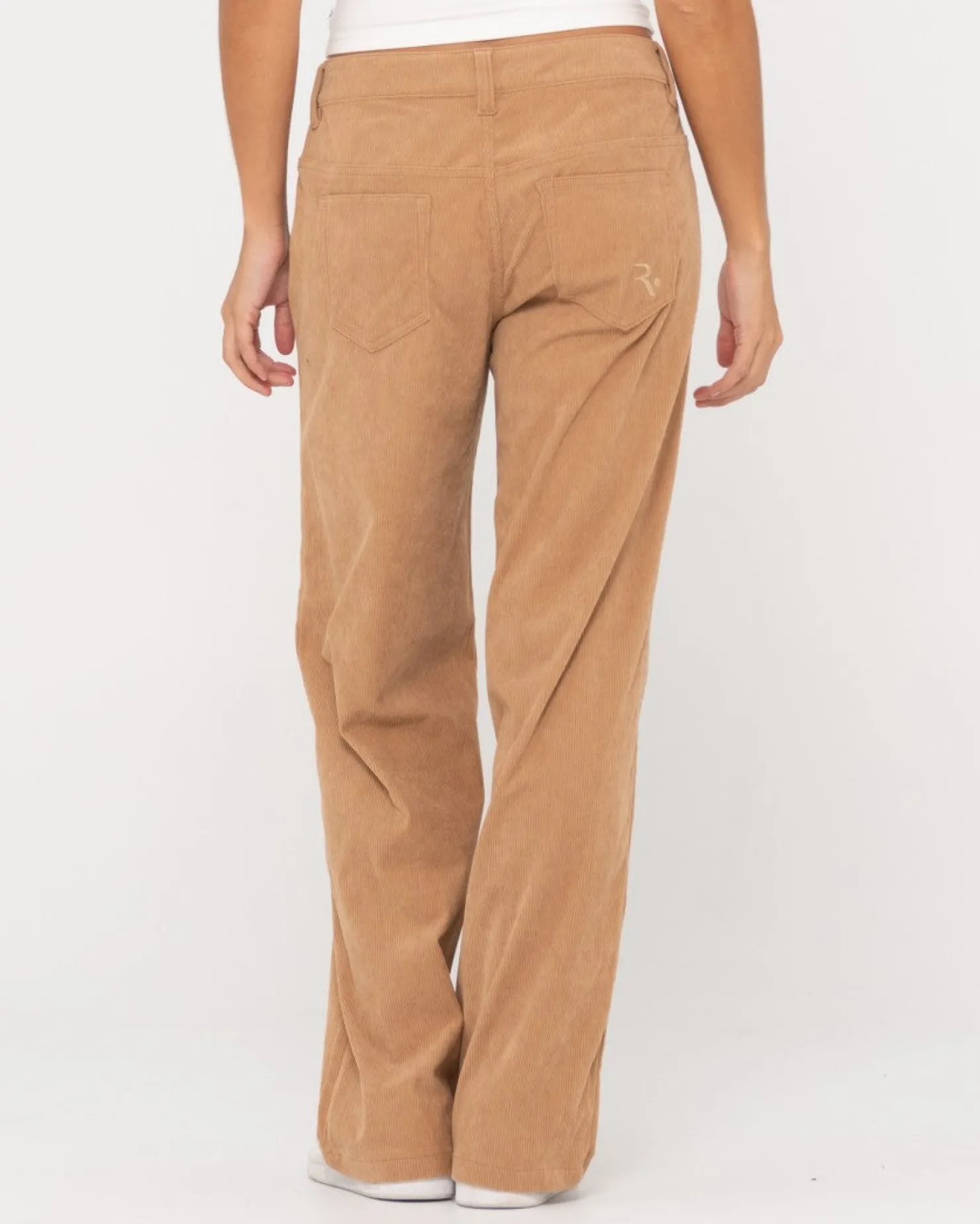 Womens Rusty The Secret Low Rise Wide Leg Cord Pant