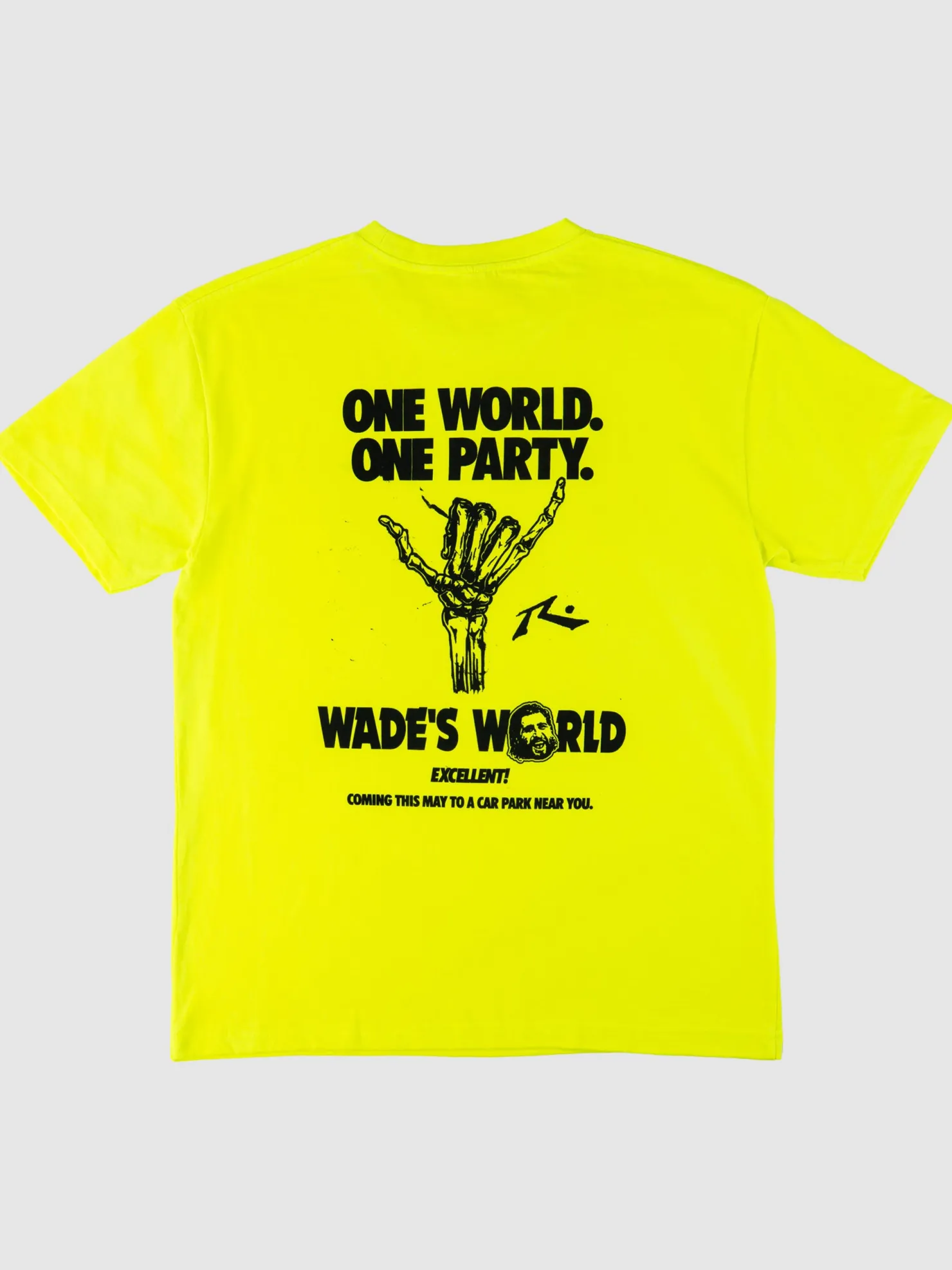 Mens Rusty Wade World Neon Tee